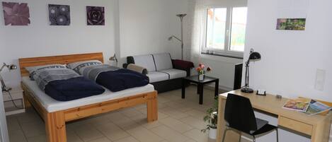 Ferienwohnung, 40qm, 1 Wohn-/Schlafraum, max. 2 Personen-Schlafzimmer