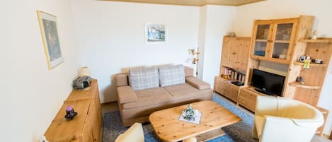 Ferienwohnung Fernblick, 50qm, 1 Schlafzimmer, max. 2 Personen-Wohn-Schlafraum