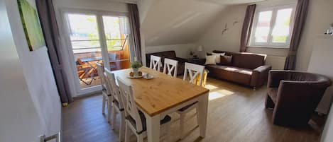 Ferienwohnung im Haupthaus, 100 qm, 3 Schlafzimmer, max. 7 Personen