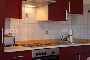 Ferienwohnung Marlena, 30qm, 1 Wohn-/Schlafraum, max. 2 Personen-Küche