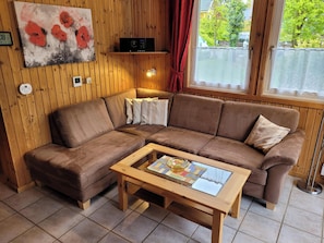 Ferienhaus Lea, 70qm, 3 Schlafzimmer-Ferienhaus Lea Wohnzimmer