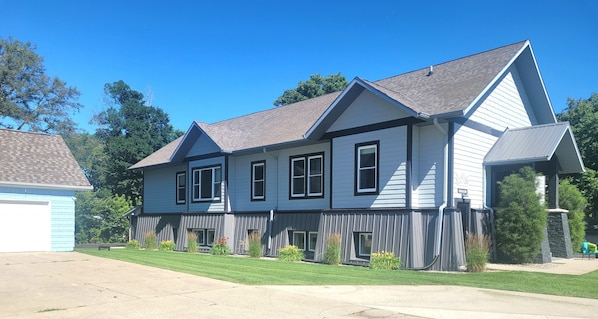 Welcome to Staycation. This establishment was formerly the Calvary United Methodist Church, situated in Arnolds Park.