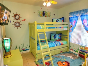 Under the sea bedroom for the kids!