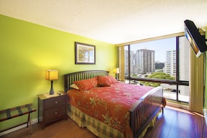 Have a comfortable sleep in your bedroom with a king-size bed.