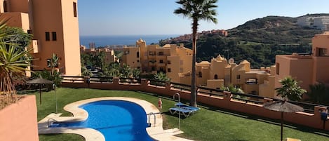 Sea and pool view from the terrace