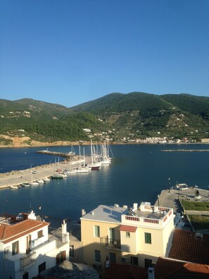 view from balcony