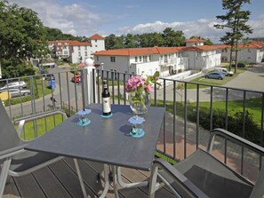 Blick vom Balkon