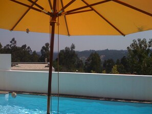 view from the pool