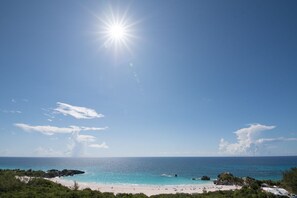 Stunning views of world renowned Horseshoe Bay Beach are yours to enjoy.