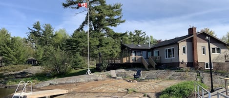 view of house from water