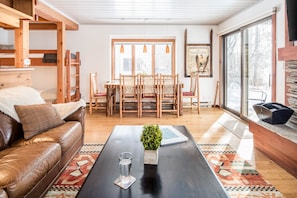 Living room looking into Dining area