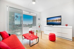 Spacious and sunny living room