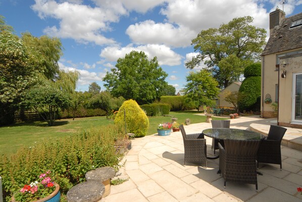 Rear garden and terrace