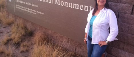 Leticia at the Petroglyphs!