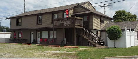 Front of Building-Suite Marie's Lake Erie Retreat is the first floor