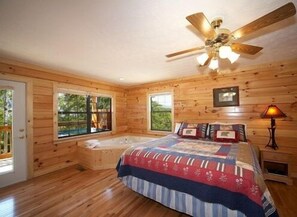 One of two IDENTICAL Master Suites with Jacuzzi Tub
