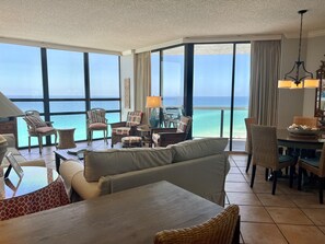 Don't miss the amazing views from the floor to ceiling windows!