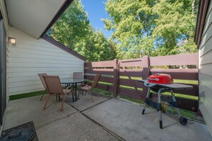 Patio with Electric Grill