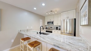 Kitchen with Bar Seating
