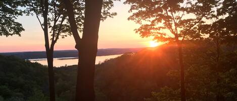 Sunset from balcony 