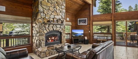 TV room: 
Donner Lake Vacation Lodge