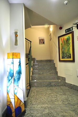 Interior entrance