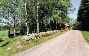 outside