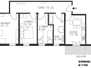 Plan Ferienwohnung 4