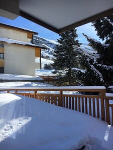 T2 / 3, heart of resort, bottom of slopes, parking, 30m3 + 100m2 terrace