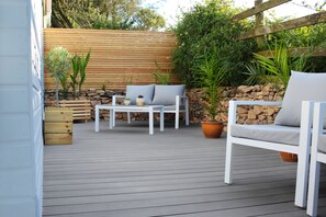 BRAND NEW for summer 2019 - Private & secluded designer decking area