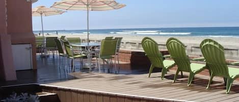The best patio in Mission Beach!
