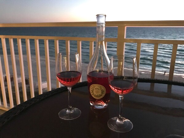 Relax on our balcony
