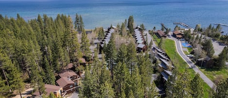 St Francis 14 Exterior Aerial of Complex and Lake Tahoe - St Francis 14 Exterior Aerial of Complex and Lake Tahoe