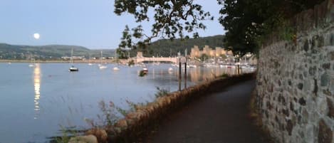 Harbour walk takes you from Conwy to Conwy marina superb array of boats to view