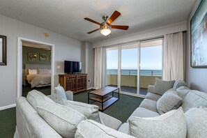 Living Room with balcony view