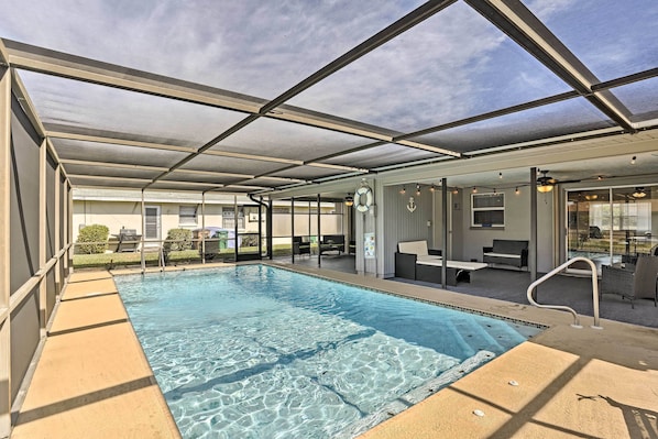 With a shared, solar-heated pool, this vacation rental ensures a memorable stay!