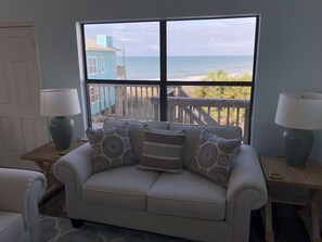 Gulf view from living room.