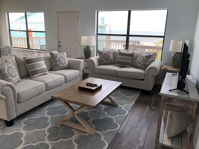 Newly renovated Gulf Front condo with brand new furnishings.