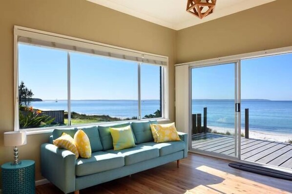 Welcome to beautiful Callala Beach. Views from rear dining/living room.