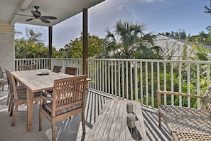 Deck | 3-Story Home | Pet Friendly w/ Fee + Owner Approval