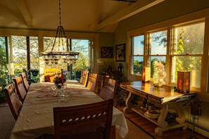 Dining Room looking outside toward Cape Cod Ba