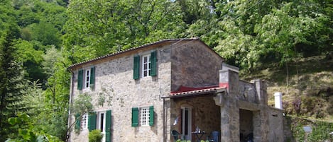 Old rustic cottage bathed in sunshine all day!