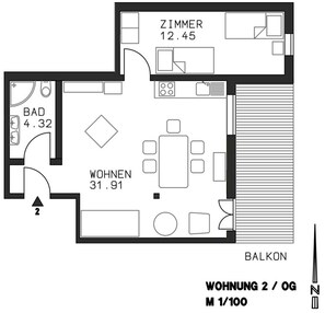 Plan Ferienwohnung 2