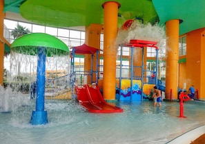 Covered outdoor Aqua Park!