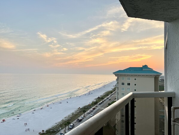 The view from our balcony!