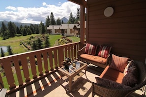 Trust me, you will love sitting on this deck enjoying the sun and having a BBQ.