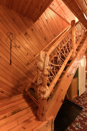 Amish custom built stairs 