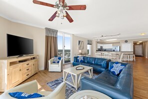 Living Area with Balcony