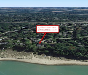 Shorewinds is only 150 paces from the beach.