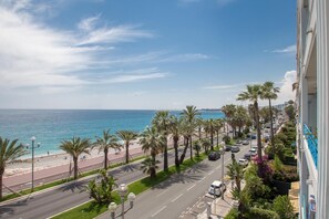 Vista a la playa o el mar